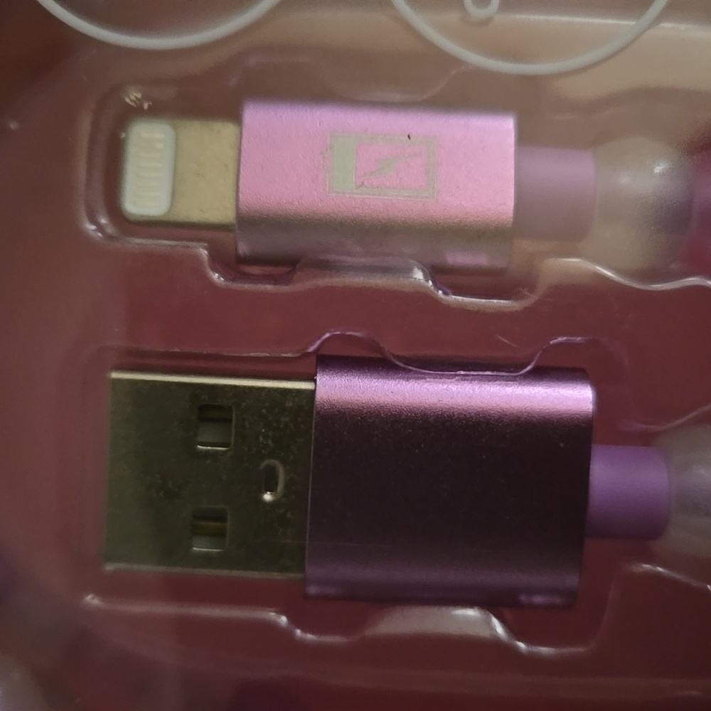 Glitz & Glam Beaded Charging Cable 3ft Iphone Ipad Ipod USB-A connector Hp🔥🔥 - Picture 5 of 5